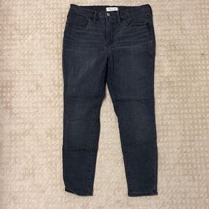 Madewell Dark Gray Skinny Jeans